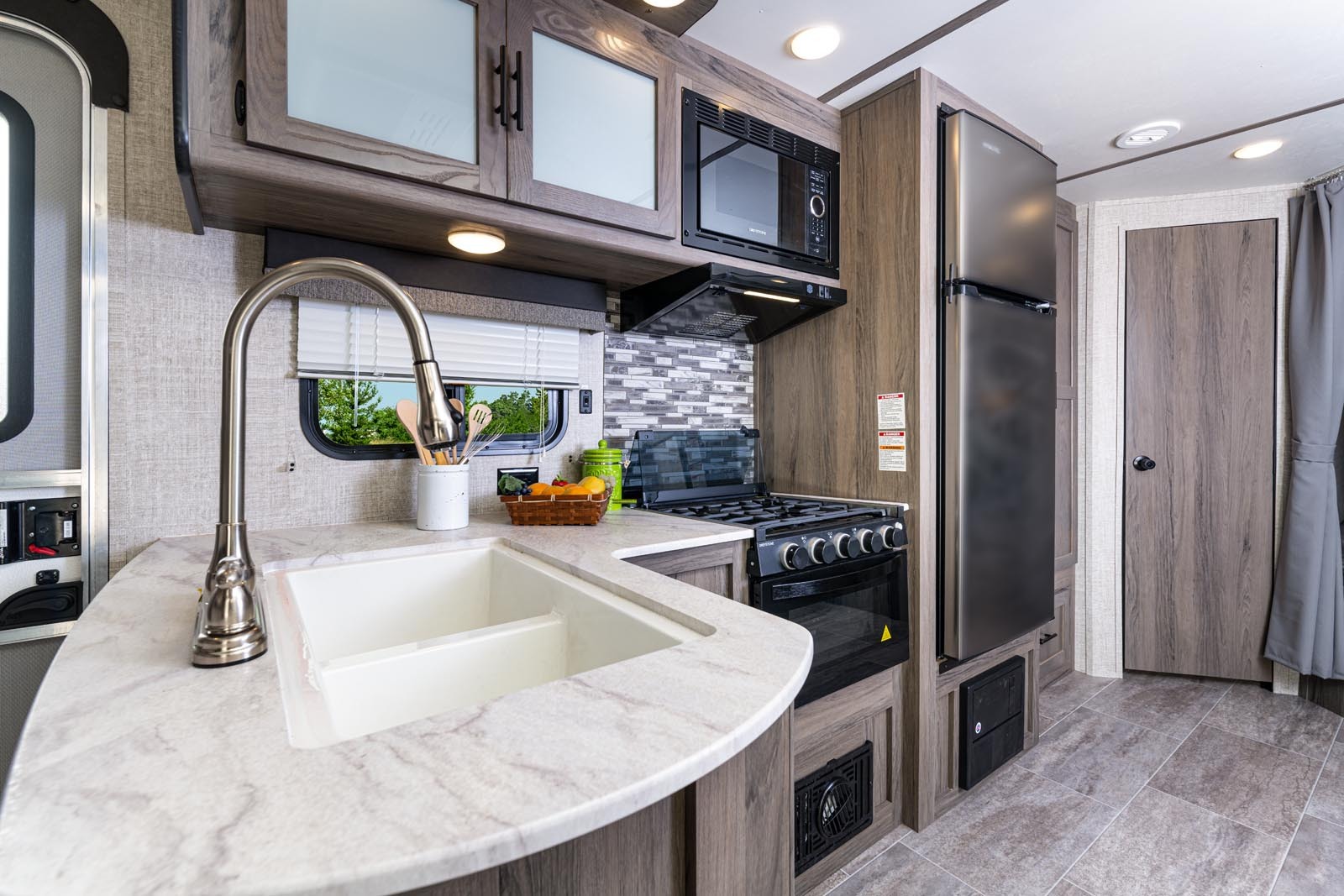 RV interior kitchen